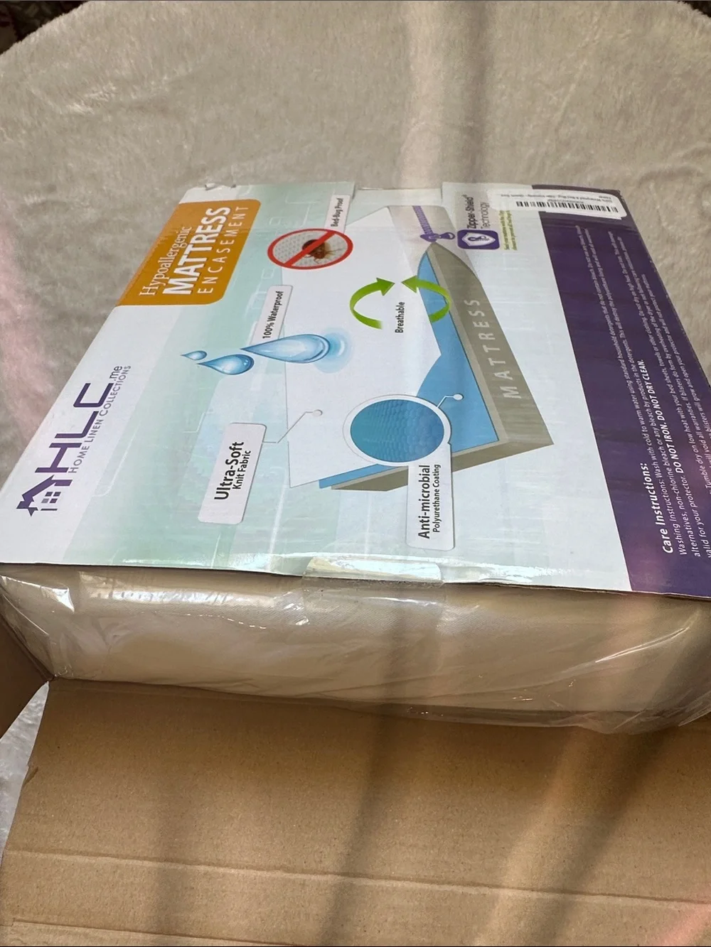 Hypoallergenic Mattress Encasement - White